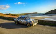 18 March 2023; Gary Kiernan in his Ford Escort Mk2 during The Clonakilty Park Hotel West Cork Rally Round 2 of the Irish Tarmac Rally Championship in Clonakilty, Cork. Photo by Philip Fitzpatrick/Sportsfile