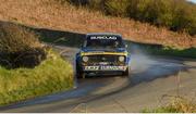 18 March 2023; Daniel McKenna and Andrew Grennan in their Ford Escort Mk2 during The Clonakilty Park Hotel West Cork Rally Round 2 of the Irish Tarmac Rally Championship in Clonakilty, Cork. Photo by Philip Fitzpatrick/Sportsfile