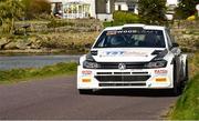 19 March 2023; Callum Devine and Noel O'Sullivan in their VW Polo GTI R5 during The Clonakilty Park Hotel West Cork Rally Round 2 of the Irish Tarmac Rally Championship in Clonakilty, Cork. Photo by Philip Fitzpatrick/Sportsfile