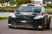 19 March 2023; Keith Lyons and JJ Cremin in their Ford Fiesta Rally2 during The Clonakilty Park Hotel West Cork Rally Round 2 of the Irish Tarmac Rally Championship in Clonakilty, Cork. Photo by Philip Fitzpatrick/Sportsfile