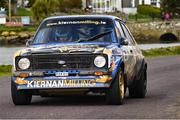 19 March 2023; Gary Kiernan and Cathal Mulgrew in their Ford Escort Mk2 during The Clonakilty Park Hotel West Cork Rally Round 2 of the Irish Tarmac Rally Championship in Clonakilty, Cork. Photo by Philip Fitzpatrick/Sportsfile