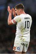 18 March 2023; Owen Farrell of England during the Guinness Six Nations Rugby Championship match between Ireland and England at the Aviva Stadium in Dublin. Photo by Seb Daly/Sportsfile