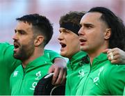 18 March 2023; Ireland players, from left, Conor Murray, Josh van der Flier, and James Lowe before the Guinness Six Nations Rugby Championship match between Ireland and England at the Aviva Stadium in Dublin. Photo by Seb Daly/Sportsfile