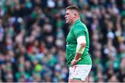 18 March 2023; Tadhg Furlong of Ireland during the Guinness Six Nations Rugby Championship match between Ireland and England at Aviva Stadium in Dublin. Photo by Ramsey Cardy/Sportsfile