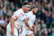 18 March 2023; Jamie George of England during the Guinness Six Nations Rugby Championship match between Ireland and England at Aviva Stadium in Dublin. Photo by Ramsey Cardy/Sportsfile