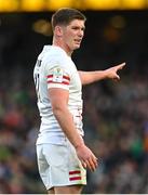 18 March 2023; Owen Farrell of England during the Guinness Six Nations Rugby Championship match between Ireland and England at Aviva Stadium in Dublin. Photo by Ramsey Cardy/Sportsfile