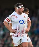 18 March 2023; Jamie George of England during the Guinness Six Nations Rugby Championship match between Ireland and England at Aviva Stadium in Dublin. Photo by Ramsey Cardy/Sportsfile