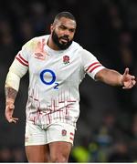 18 March 2023; Kyle Sinckler of England during the Guinness Six Nations Rugby Championship match between Ireland and England at Aviva Stadium in Dublin. Photo by Ramsey Cardy/Sportsfile