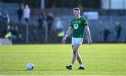 18 March 2023; Jack Flynn of Meath during the Allianz Football League Division 2 match between Meath and Dublin at Páirc Tailteann in Navan, Meath. Photo by David Fitzgerald/Sportsfile