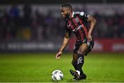 17 March 2023; James Akintunde of Bohemians during the SSE Airtricity Men's Premier Division match between Bohemians and UCD at Dalymount Park in Dublin. Photo by Sam Barnes/Sportsfile