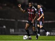 17 March 2023; James Akintunde of Bohemians during the SSE Airtricity Men's Premier Division match between Bohemians and UCD at Dalymount Park in Dublin. Photo by Sam Barnes/Sportsfile