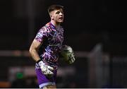 17 March 2023; UCD goalkeeper Kian Moore  during the SSE Airtricity Men's Premier Division match between Bohemians and UCD at Dalymount Park in Dublin. Photo by Sam Barnes/Sportsfile