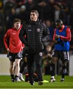17 March 2023; Bohemians manager Declan Devine before the SSE Airtricity Men's Premier Division match between Bohemians and UCD at Dalymount Park in Dublin. Photo by Sam Barnes/Sportsfile