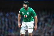 18 March 2023; Caelan Doris of Ireland during the Guinness Six Nations Rugby Championship match between Ireland and England at Aviva Stadium in Dublin. Photo by Harry Murphy/Sportsfile