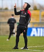 19 March 2023; Derry manager Rory Gallagher before the Allianz Football League Division 2 match between Derry and Clare at Derry GAA Centre of Excellence in Owenbeg, Derry. Photo by Ben McShane/Sportsfile