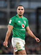 18 March 2023; James Lowe of Ireland during the Guinness Six Nations Rugby Championship match between Ireland and England at Aviva Stadium in Dublin. Photo by Harry Murphy/Sportsfile
