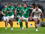 18 March 2023; Jamison Gibson-Park of Ireland kicks during the Guinness Six Nations Rugby Championship match between Ireland and England at Aviva Stadium in Dublin. Photo by Harry Murphy/Sportsfile