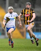 19 March 2023; Paudie Fitzgerald of Waterford in action against David Blanchfield of Kilkenny during the Allianz Hurling League Division 1 Group B match between Waterford and Kilkenny at UPMC Nowlan Park in Kilkenny. Photo by Piaras Ó Mídheach/Sportsfile