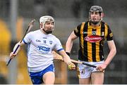 19 March 2023; Paudie Fitzgerald of Waterford in action against David Blanchfield of Kilkenny during the Allianz Hurling League Division 1 Group B match between Waterford and Kilkenny at UPMC Nowlan Park in Kilkenny. Photo by Piaras Ó Mídheach/Sportsfile