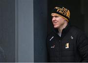 19 March 2023; Kilkenny hurler TJ Reid watches the Allianz Hurling League Division 1 Group B match between Waterford and Kilkenny at UPMC Nowlan Park in Kilkenny. Photo by Piaras Ó Mídheach/Sportsfile