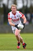 19 March 2023; Ruairí Deane in action during the Allianz Football League Division 2 match between Louth and Cork at Páirc Mhuire in Ardee, Louth. Photo by Stephen Marken/Sportsfile