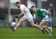19 March 2023; Ben McCormack of Kildare in action against Brian Donvan of Limerick during the Allianz Football League Division 2 match between Limerick and Kildare at TUS Gaelic Grounds in Limerick. Photo by Tyler Miller/Sportsfile