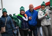 19 March 2023; Ireland supporters arrive before the U20 Six Nations Rugby Championship match between Ireland and England at Musgrave Park in Cork. Photo by David Fitzgerald/Sportsfile