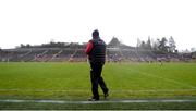 19 March 2023; Tyrone joint-manager Fergal Logan during the Allianz Football League Division 1 match between Monaghan and Tyrone at St Tiernach's Park in Clones, Monaghan. Photo by Daire Brennan/Sportsfile