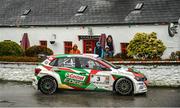 19 March 2023; Meirion Evans and Jonathan Jackson in their VW Polo GTI R5 during The Clonakilty Park Hotel West Cork Rally Round 2 of the Irish Tarmac Rally Championship in Clonakilty, Cork. Photo by Philip Fitzpatrick/Sportsfile