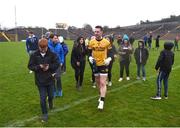 19 March 2023; Niall Morgan of Tyrone leaves the field after the Allianz Football League Division 1 match between Monaghan and Tyrone at St Tiernach's Park in Clones, Monaghan. Photo by Daire Brennan/Sportsfile