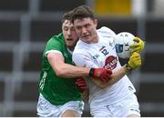 19 March 2023; Alex Beirne of Kildare in action against Cathal Downes of Limerick during the Allianz Football League Division 2 match between Limerick and Kildare at TUS Gaelic Grounds in Limerick. Photo by Tyler Miller/Sportsfile