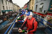 19 March 2023; The top three crews celebrating after The Clonakilty Park Hotel West Cork Rally Round 2 of the Irish Tarmac Rally Championship in Clonakilty, Cork. Photo by Philip Fitzpatrick/Sportsfile