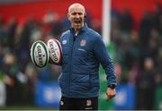 19 March 2023; England head coach Alan Dickens before the U20 Six Nations Rugby Championship match between Ireland and England at Musgrave Park in Cork. Photo by David Fitzgerald/Sportsfile
