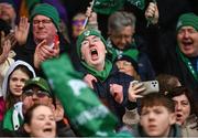 19 March 2023; Ireland supporters before the U20 Six Nations Rugby Championship match between Ireland and England at Musgrave Park in Cork. Photo by David Fitzgerald/Sportsfile