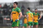 19 March 2023; Conor O'Donnell of Donegal after his side's defeat in the Allianz Football League Division 1 match between Donegal and Mayo at MacCumhaill Park in Ballybofey, Donegal. Photo by Ramsey Cardy/Sportsfile
