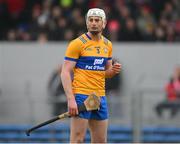 19 March 2023; Conor Cleary of Clare during the Allianz Hurling League Division 1 Group A match between Clare and Cork at Cusack Park in Ennis, Clare. Photo by Ray McManus/Sportsfile