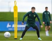 20 March 2023; Mikey Johnston during a Republic of Ireland training session at FAI National Training Centre in Abbotstown, Dublin. Photo by Stephen McCarthy/Sportsfile