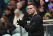 19 March 2023; Donegal goalkeeper Gavin Mulreaney before the Allianz Football League Division 1 match between Donegal and Mayo at MacCumhaill Park in Ballybofey, Donegal. Photo by Ramsey Cardy/Sportsfile