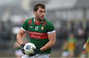 19 March 2023; Aidan O'Shea of Mayo during the Allianz Football League Division 1 match between Donegal and Mayo at MacCumhaill Park in Ballybofey, Donegal. Photo by Ramsey Cardy/Sportsfile