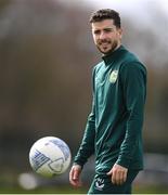 20 March 2023; Mikey Johnston during a Republic of Ireland training session at the FAI National Training Centre in Abbotstown, Dublin. Photo by Stephen McCarthy/Sportsfile