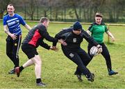 20 March 2023; Attendees during a Leinster Rugby coaching course with the Defence Forces at The Curragh Camp in Kildare. Photo by Piaras Ó Mídheach/Sportsfile