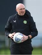 20 March 2023; Colum O’Neill, athletic therapist, during a Republic of Ireland training session at the FAI National Training Centre in Abbotstown, Dublin. Photo by Stephen McCarthy/Sportsfile