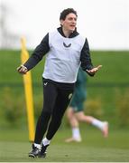 20 March 2023; Coach Keith Andrews during a Republic of Ireland training session at the FAI National Training Centre in Abbotstown, Dublin. Photo by Stephen McCarthy/Sportsfile