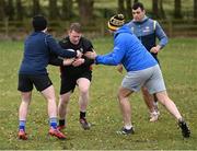 20 March 2023; Attendees during a Leinster Rugby coaching course with the Defence Forces at The Curragh Camp in Kildare. Photo by Piaras Ó Mídheach/Sportsfile