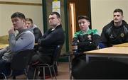 20 March 2023; Attendees during a Leinster Rugby coaching course with the Defence Forces at The Curragh Camp in Kildare. Photo by Piaras Ó Mídheach/Sportsfile