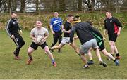 20 March 2023; Howard Beary during a Leinster Rugby coaching course with the Defence Forces at The Curragh Camp in Kildare. Photo by Piaras Ó Mídheach/Sportsfile