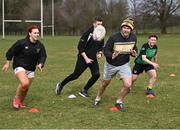 20 March 2023; Attendees during a Leinster Rugby coaching course with the Defence Forces at The Curragh Camp in Kildare. Photo by Piaras Ó Mídheach/Sportsfile