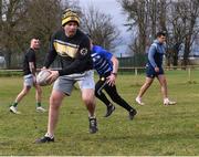 20 March 2023; Attendees during a Leinster Rugby coaching course with the Defence Forces at The Curragh Camp in Kildare. Photo by Piaras Ó Mídheach/Sportsfile