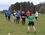 20 March 2023; Billy Henshaw during a Leinster Rugby coaching course with the Defence Forces at The Curragh Camp in Kildare. Photo by Piaras Ó Mídheach/Sportsfile