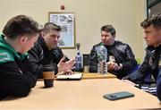 20 March 2023; Billy Henshaw speaking during a Leinster Rugby coaching course with the Defence Forces at The Curragh Camp in Kildare. Photo by Piaras Ó Mídheach/Sportsfile